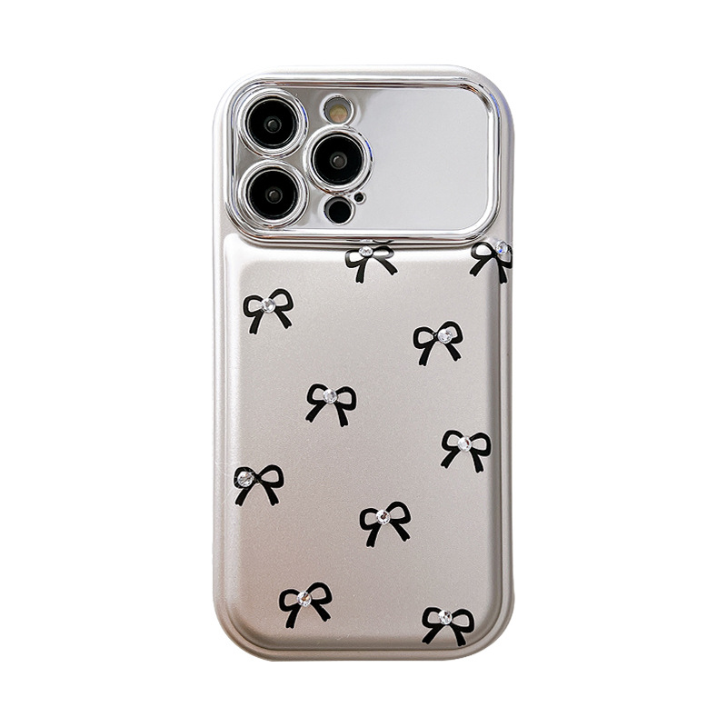 Minimalist Bow Phone Case For Iphone 14 Pro Max 15 13 12 Premium_voghion.com