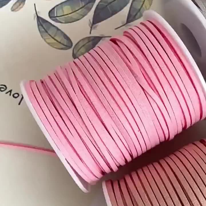 Cuerdas de piel de ciervo 50 yardas cuerdas de trenzado cuerdas de tracción cuerdas de lana cuerdas de vaca decoración hechas a mano DIY cuerdas de trenzado caja de regalo cinta de embalaje