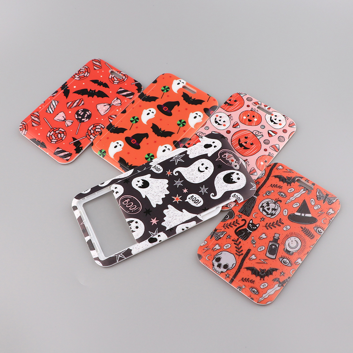 13g Weight ID Card Stationery Type 1 Piece Quantity School Occasion Metal Material Halloween Festival Multicolor Pattern Cartoon Style Style Multicolor Metal Card Holders 1