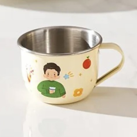 水杯儿童小水杯喝水防摔宝宝敞口学饮杯幼儿园牛奶杯|undefined