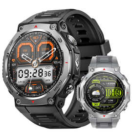 KT85智能手表蓝牙通话真心率计步睡眠监测手电筒深度防水运动三防