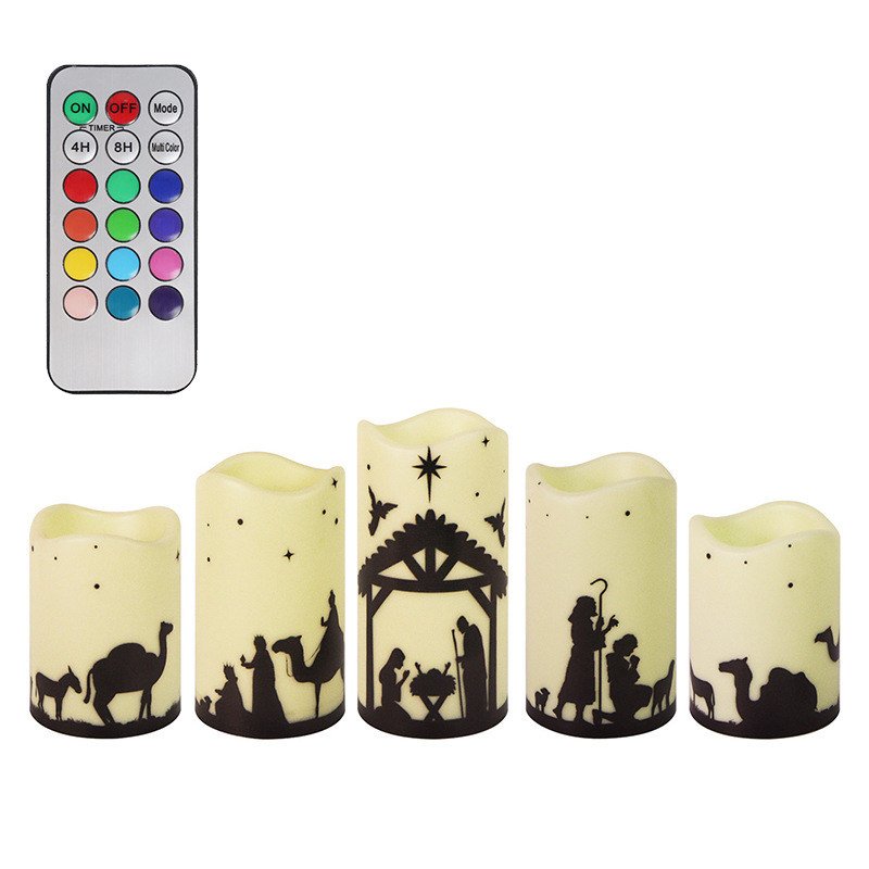 인쇄된 18키 리모콘 컬러풀(5개 세트)