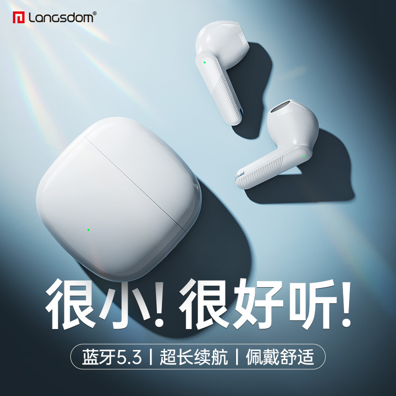 Lanston TN31 auricular Bluetooth inalámbrico auriculares deportivos pequeños y de alto aspecto ultra-larga resistencia adecuada para Android Apple