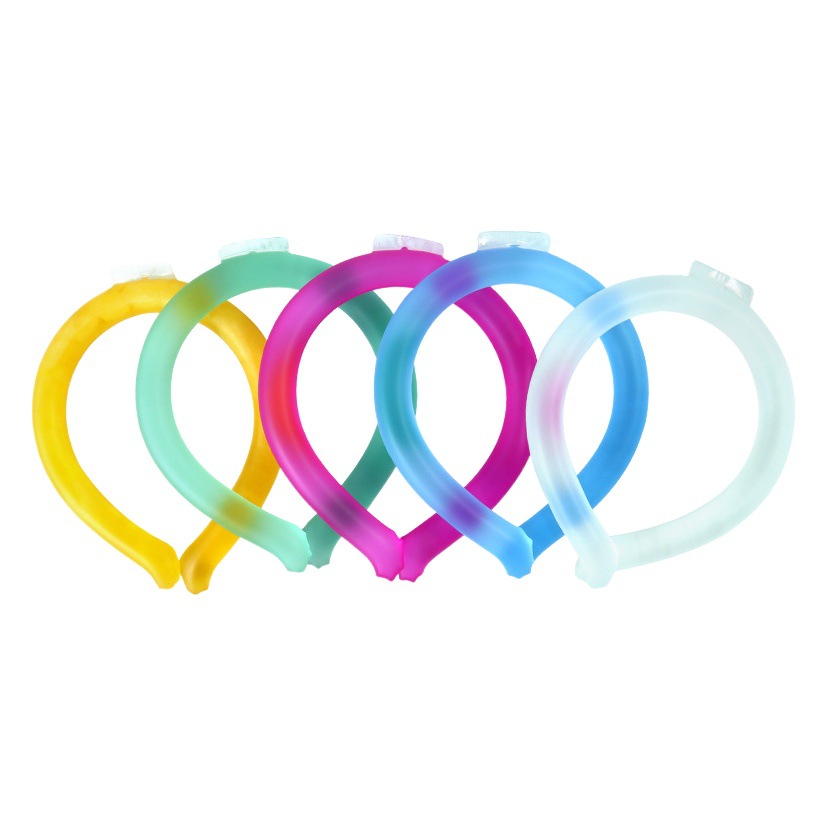 Anillo de hielo japonés collar de hielo de verano cambio de fase PCM collar de hielo de 18 grados artefacto de enfriamiento bufanda de hielo cuello anillo frío