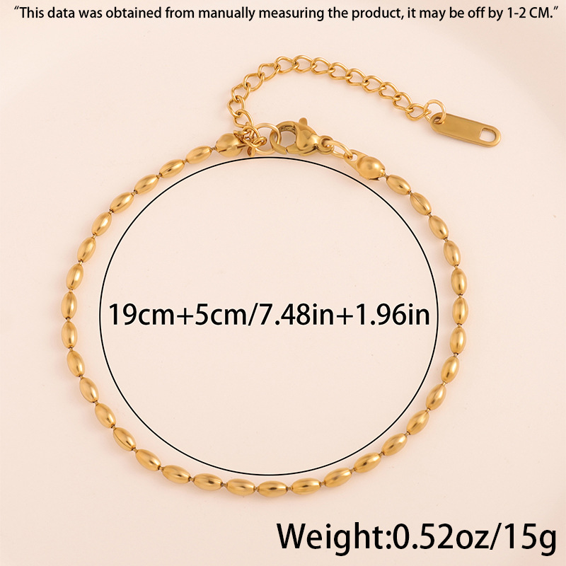PVD Coated Gold Plating Process Lobster Trigger Clasp Closure Clasp Closure Type PVD Coated Real Gold Plated Eye Solid Color 304 Stainless Steel Simple Style Waterproof Non Tarnish 304 Stainless Steel Lobster Trigger Clasp Closure Bracelets
