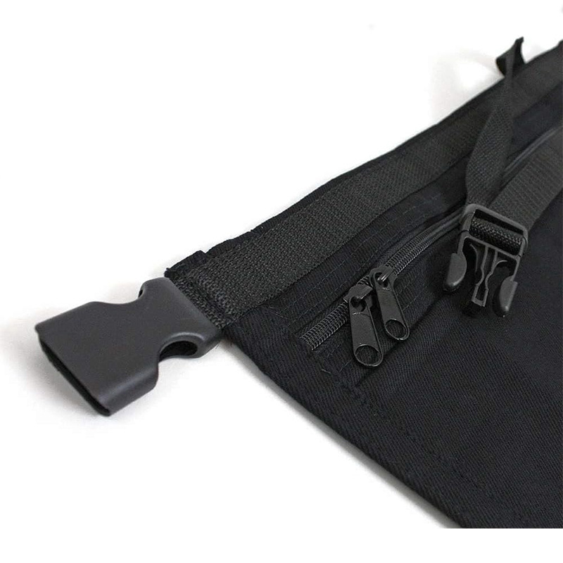 Delantal corto transfronterizo de Amazon, suministro directo en stock, delantal de media longitud de bolsillo grande de cintura única extranjera transfronteriza al por mayor