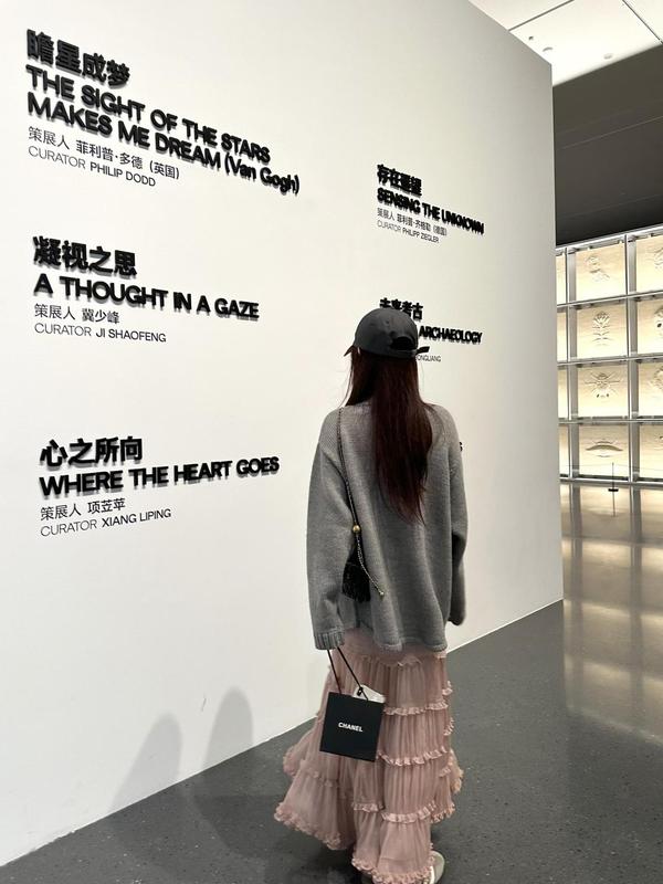 范吸吸/慵懒高克重/女装秋季2025新款针织开衫灰色毛衣外套|undefined