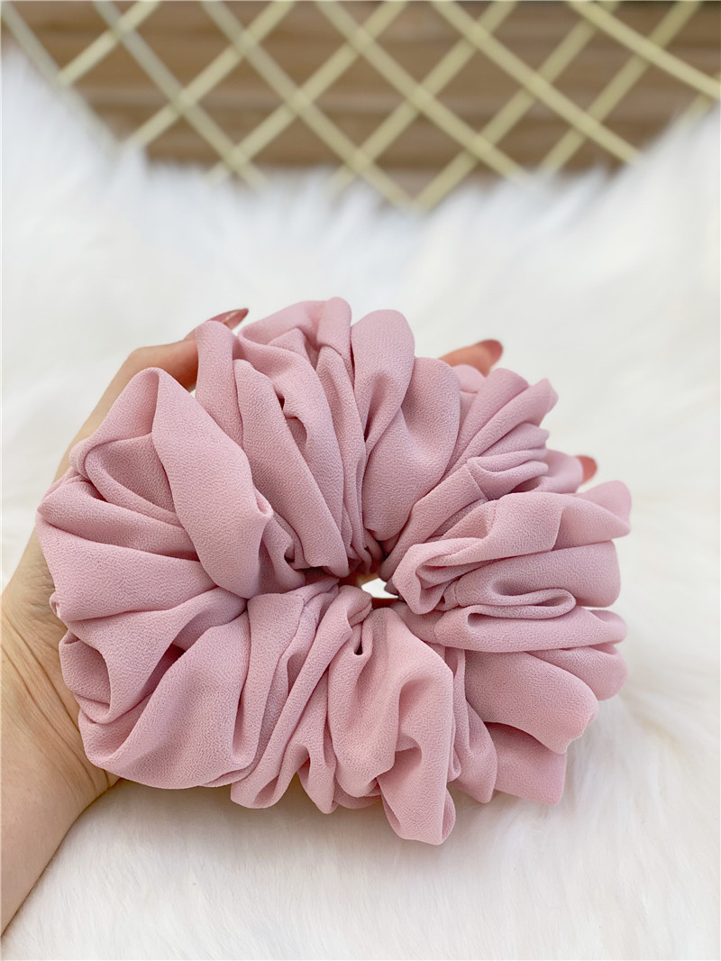 Fashion Solid Color Cloth Handmade Hair Tie 1 Piece display picture 33