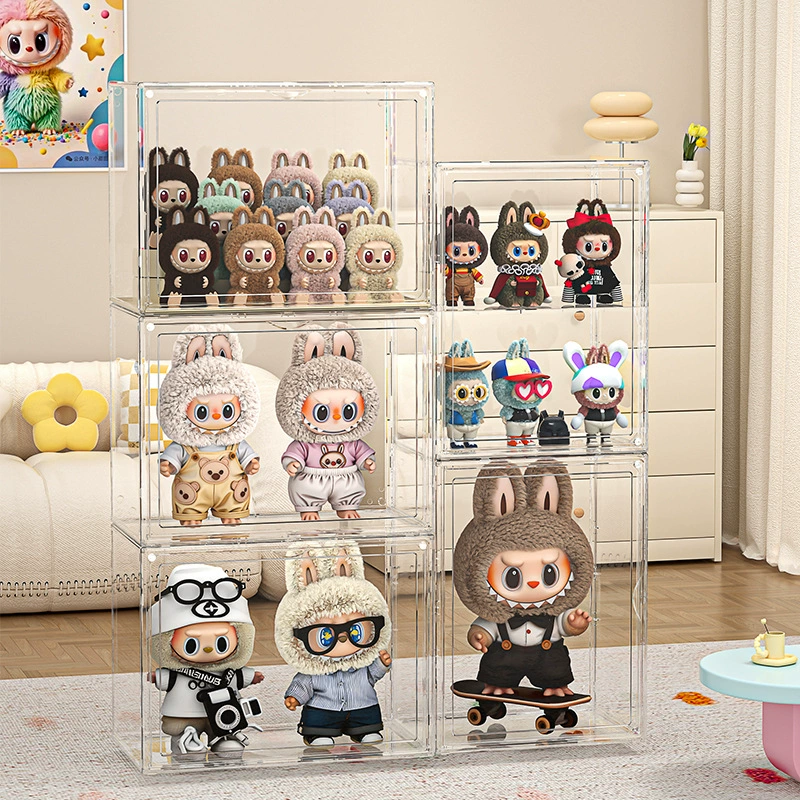 Storage system, stand, box, minifigure, acrylic doll