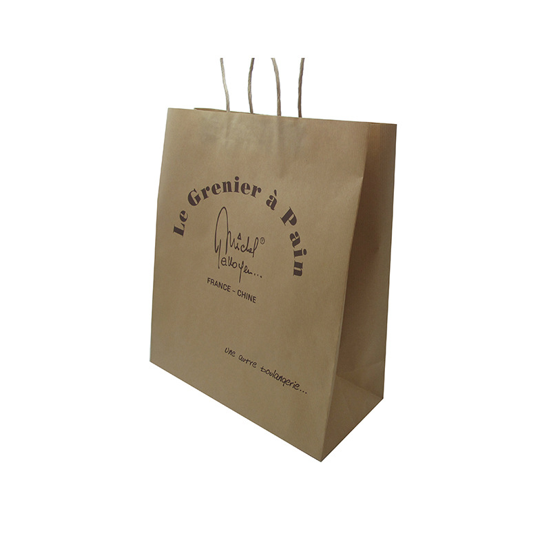 厂家直接生产环保纸袋、棕牛皮纸绳手提袋、礼品纸袋