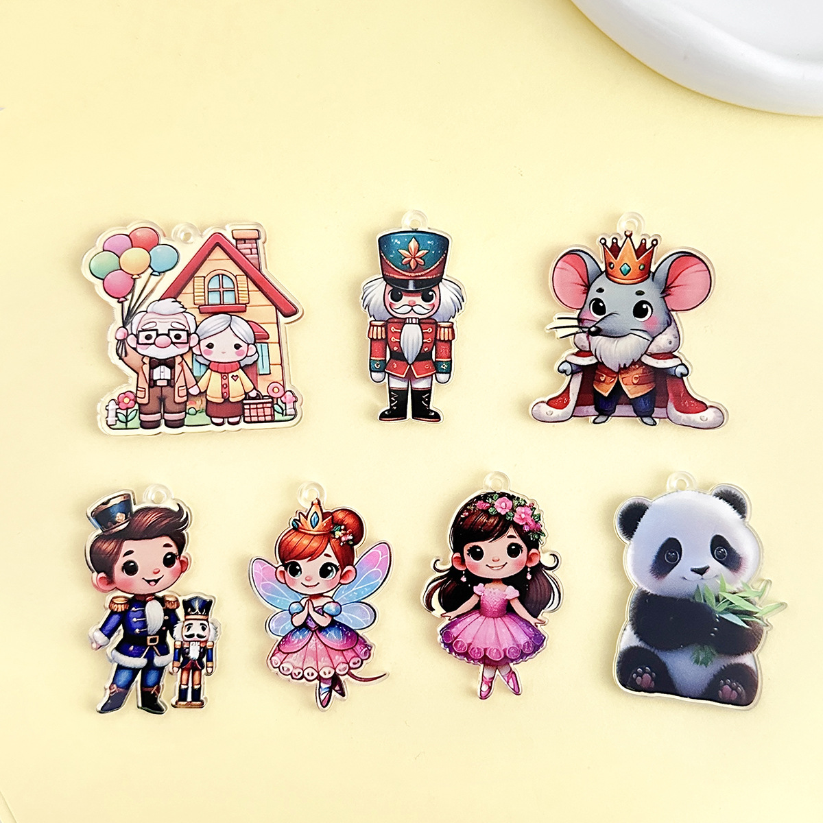 cartoon cute acrylic keychain