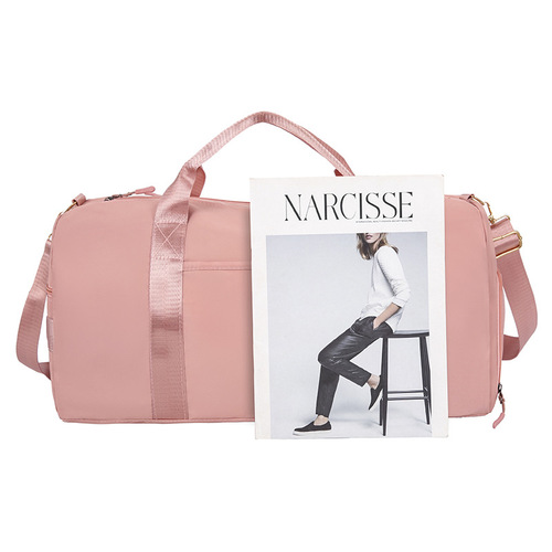 2024 travel bag women's carry-on luggage bag travel bag large capacity dry and wet separation men's and women's sports fitness bag