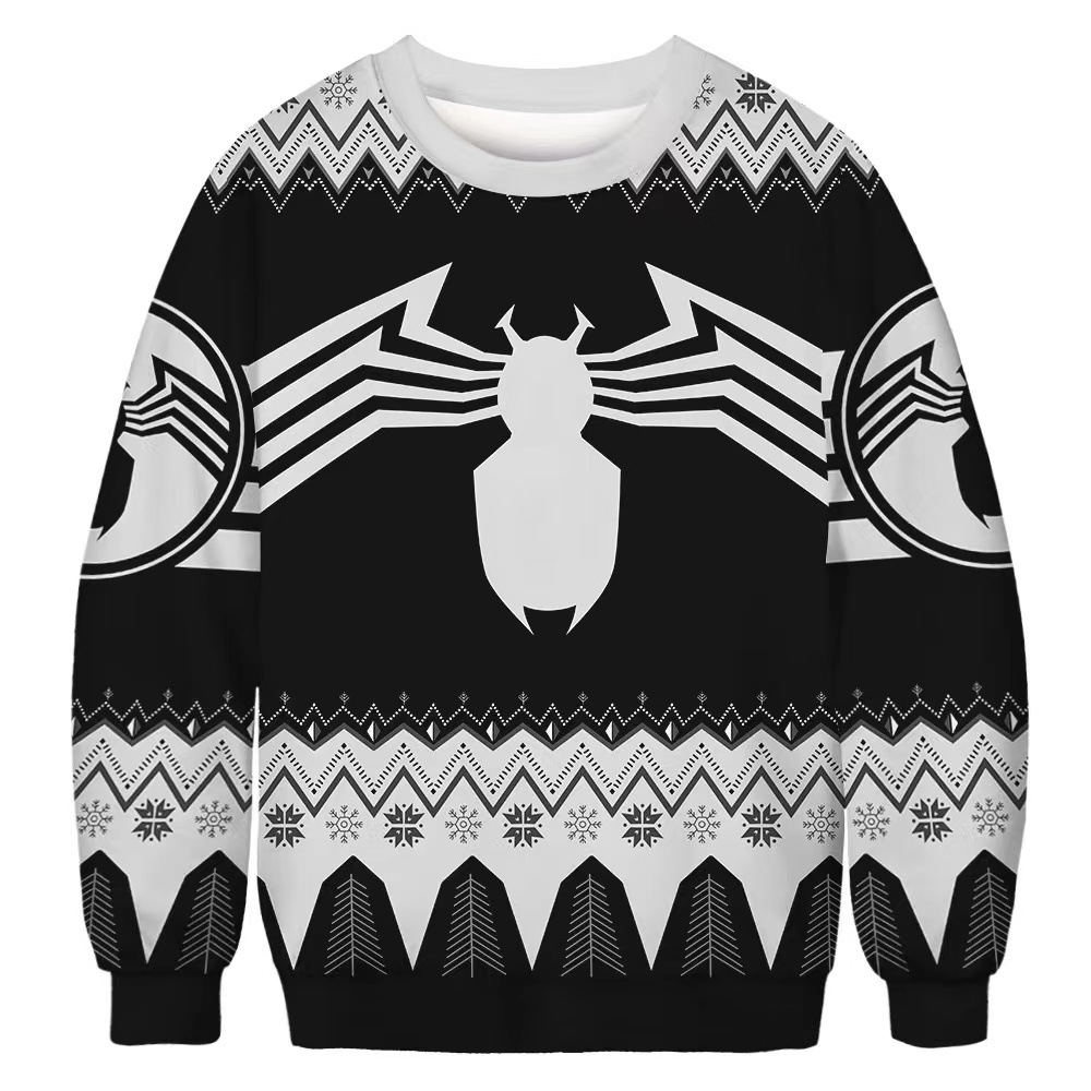 크리스마스 크루 넥 풀오버 스웨터 1