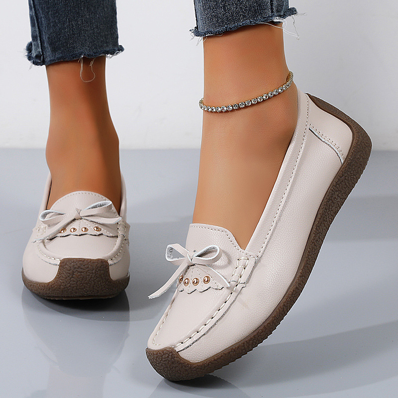2024 New Loafers Casual Women's Flat Shoes Soft Bottom Soft Moms Shoes Comfortable plus size Beanie Women's Shoes 2024 New Loafers Casual Women's Flat Shoes Soft Bottom Soft Moms Shoes Comfortable plus size Beanie Women's Shoes
