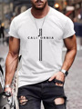 跨境外贸亚马逊速卖通热卖欧美男装青年运动数码印花3DT恤短袖
