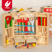 儿童工具箱木质拆装螺丝螺母组合益智玩具男孩修理工具仿真过家家