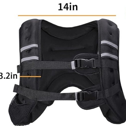 5-8-10kg Kilogram Weight-Bearing Vest Weighted Invisible Iron Sandbag Sand Clothing Running Fitness Sports Equipment