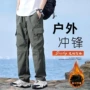 宽松春秋美式运动长裤