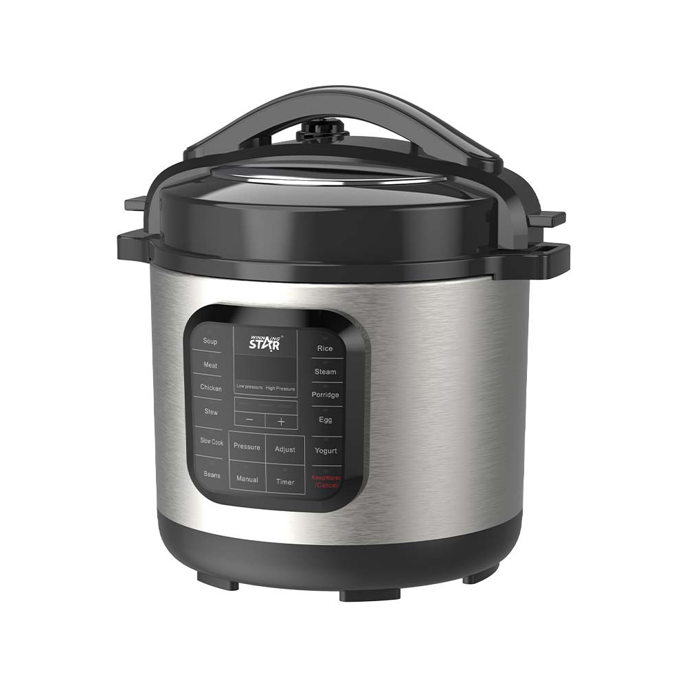 Winningstar europeo estándar británico de acero inoxidable 8L olla de cocción de arroz con aislamiento de sopa olla arrocera multifuncional olla a presión eléctrica image 6