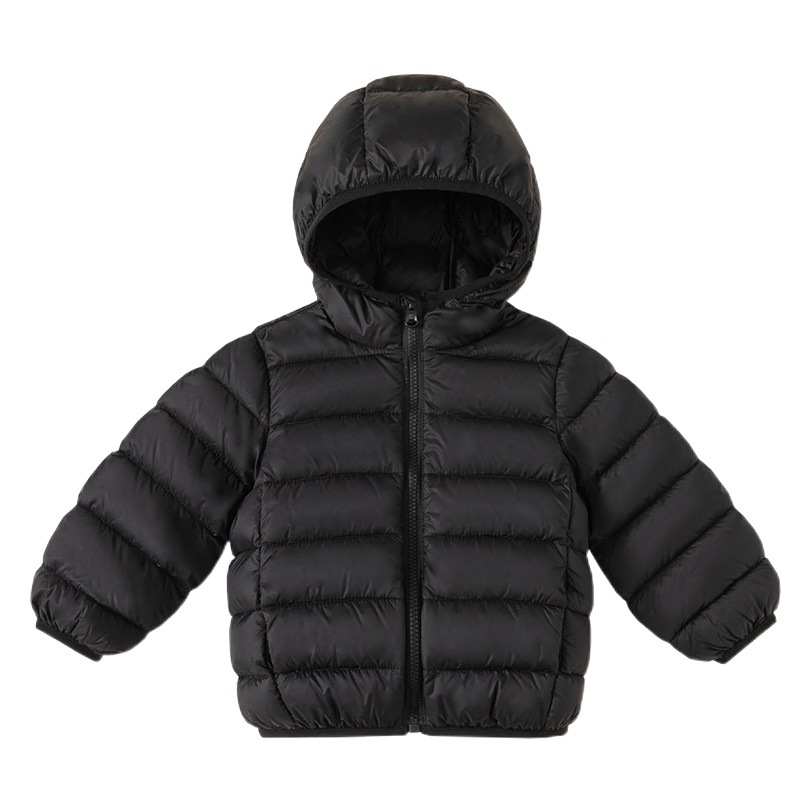 Babycity niños ropa de invierno niños y niñas abajo chaqueta color sólido pato blanco abajo ligero abajo chaqueta DY83108