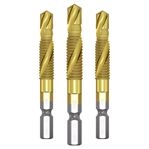 Bailey drilling, tapping and chamfering integrated composite wire tapping tap drill bit screw machine tap m3m4m5m6m8