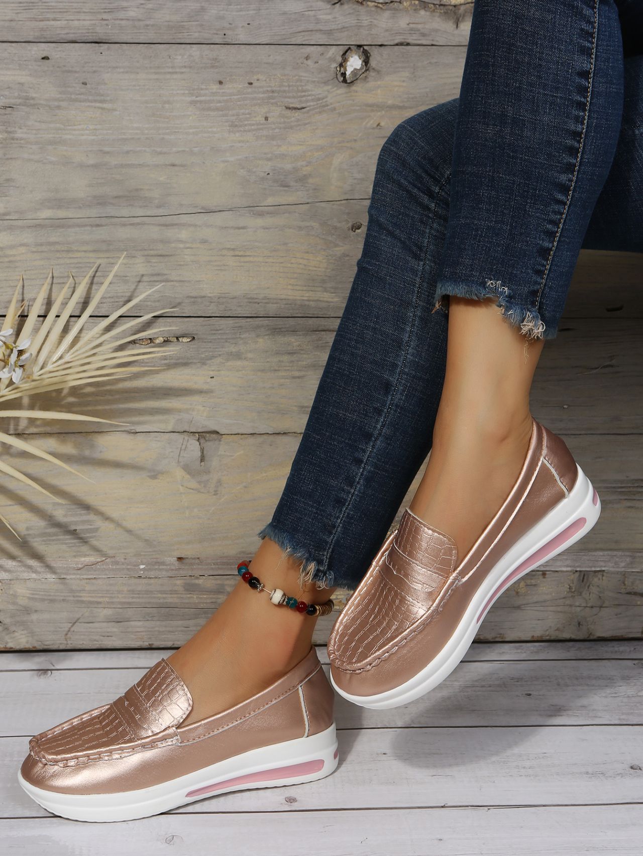 platform slip on sneakers