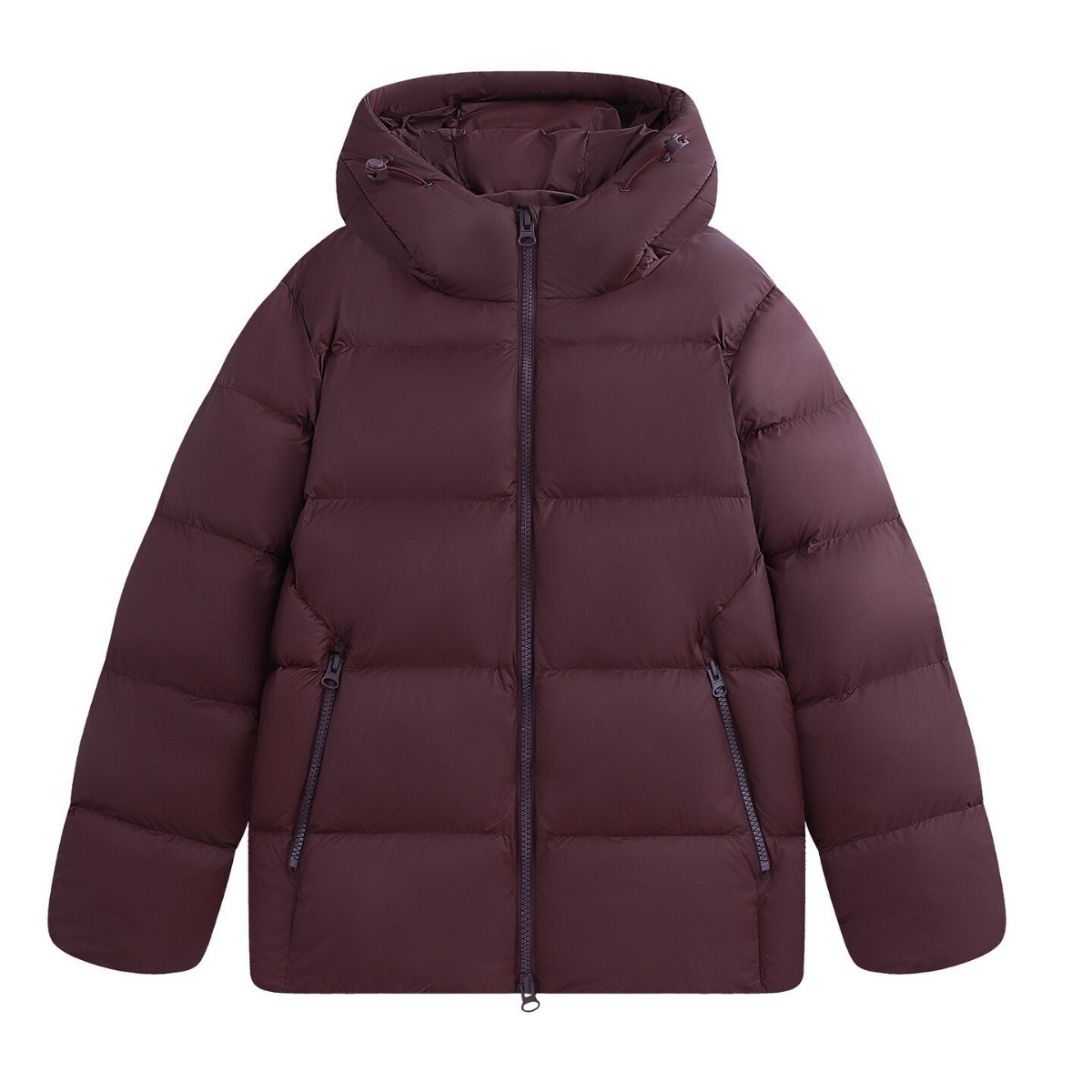 Airgel imitation down cotton hooded thickened cotton jacket for men and women, autumn and winter warm coat, sports cotton coat, solid color puffer jacket
