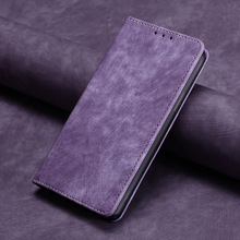 適用魅族18 Pro純色插卡手機皮套Meizu M6多功能翻蓋Note 9手機殼