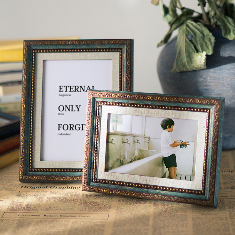 Palace European retro photo frame table wholesale 567810 inch A412 inch photo studio photo decoration frame wall frame