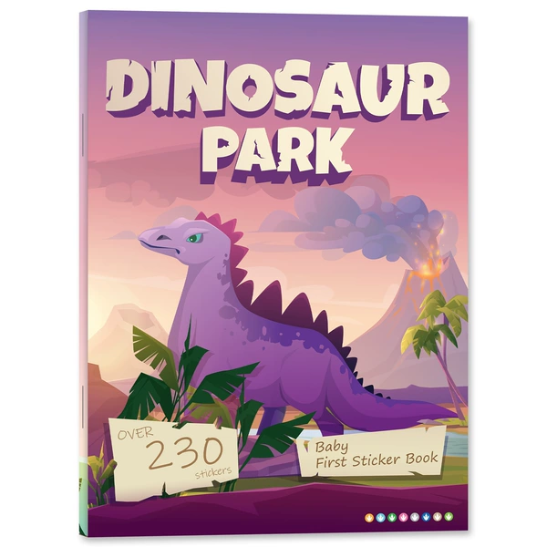 Dinosaur Park [16 pages + 8 stickers]