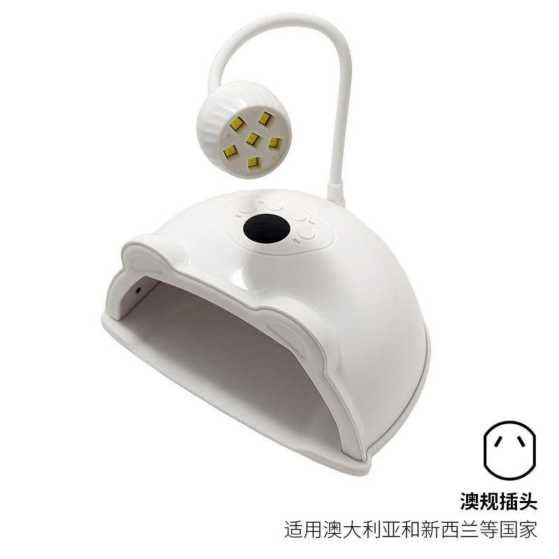 Lámpara de fototerapia de uñas creativa 2 - en - 1 Lámpara de uñas de gel de manil seco rápido Lámpara de uñas doméstica conveniente Lámpara de uñas de horno Amazon