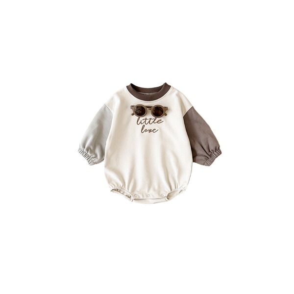 Autumn children's solid color overall for new born for crawling for…