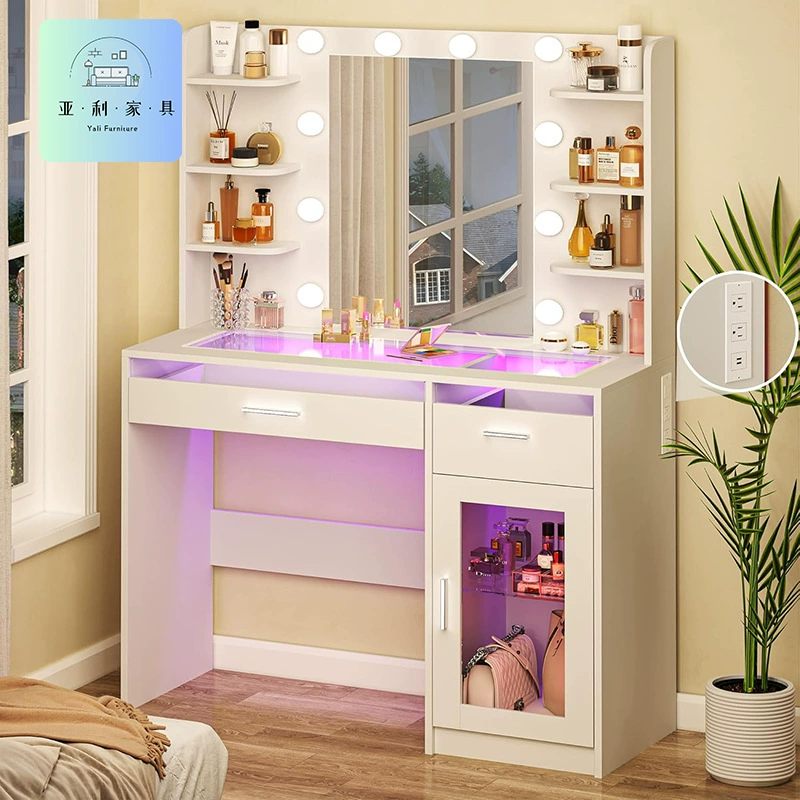 Экспорт мебели Amazon: туалетный столик, панель, спальня, простой дизайн, косметический столик, столик для макияжа.