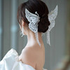 Hair accessory suitable for photo sessions for bride with tassels