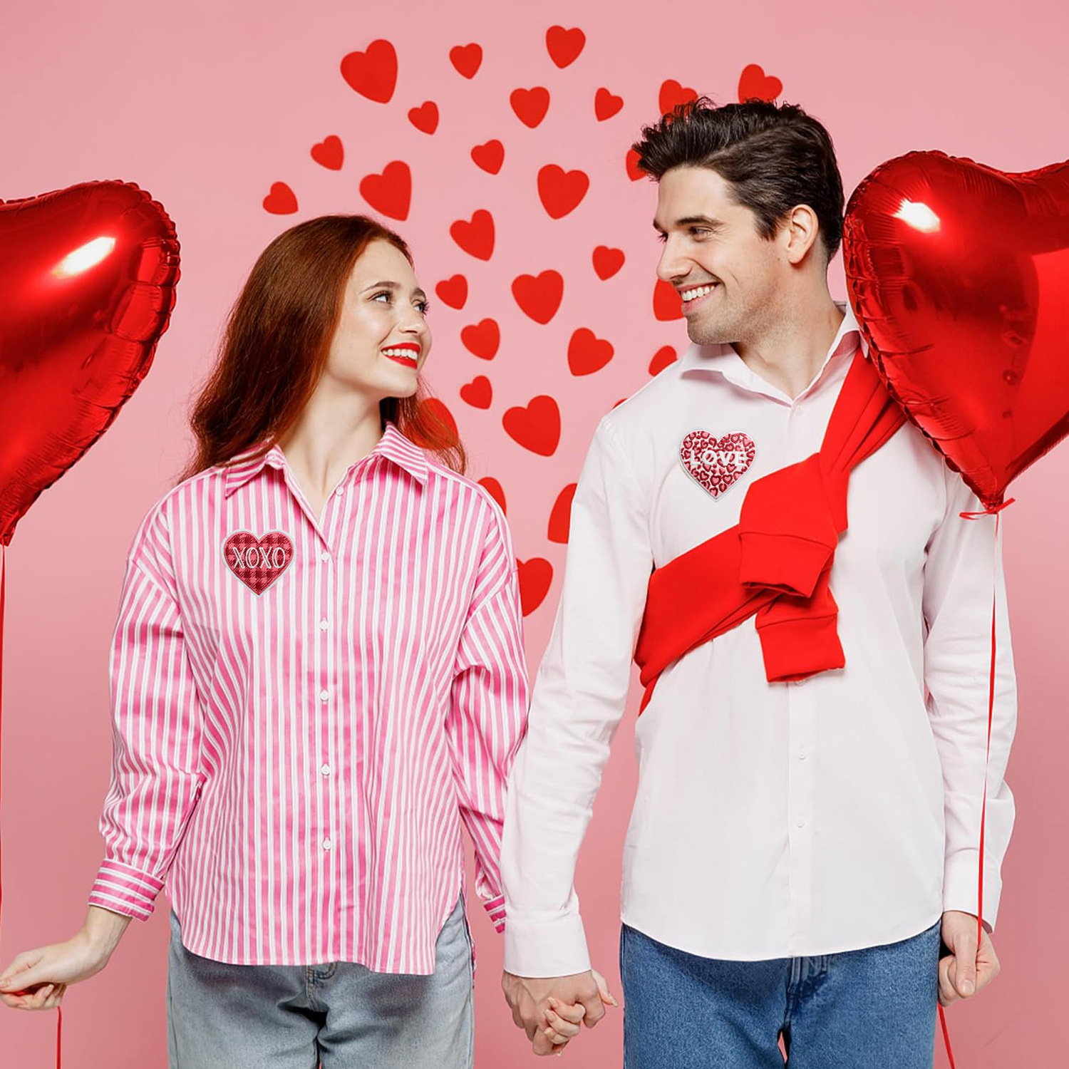 3g Weight Clothing Sticker Patches Classification 1 Piece Quantity Dacron thread Material Valentine'S Day Festival Heart Shape Pattern Casual, Elegant, Simple Style Style Embroidery Craft 1 Piece Casual Elegant Simple Style Heart Shape Dacron Thread Clothing Sticker Patches 1