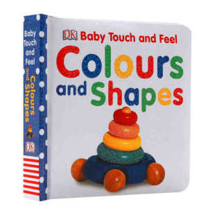 DK Baby Touch Book color and shape English original Baby Touch and Feel Colours