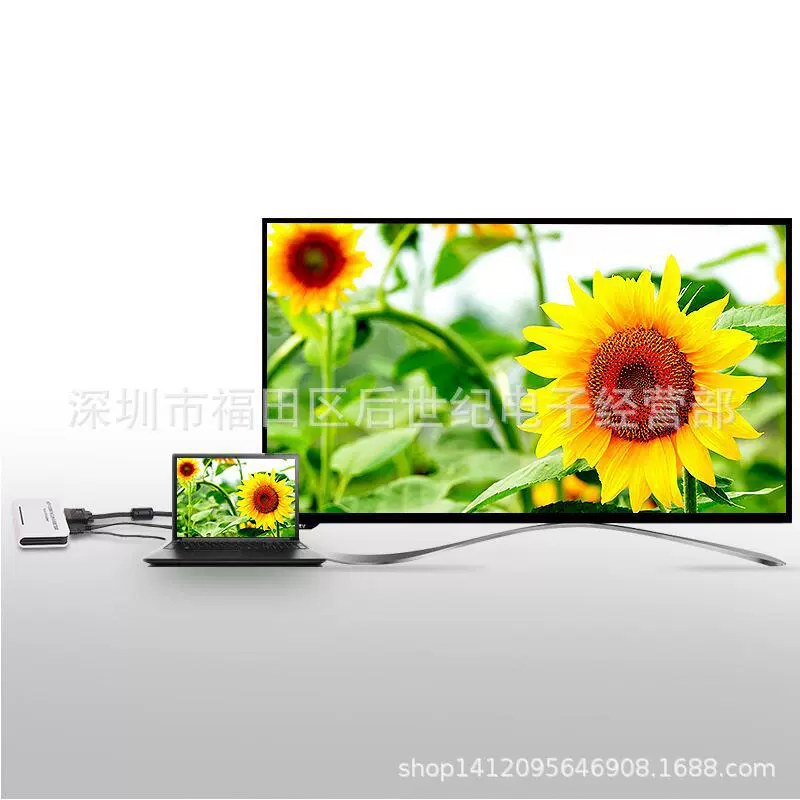 VGA в HDMI конвертер с аудио 1080P HD конвертер компьютер мониторинг хоста на телевизионный монитор