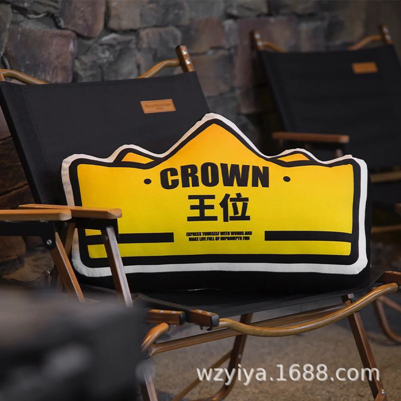 Trono de regalos creativos de oficina almohada de cintura almohada de siesta sofá almohada logotipo personalizado