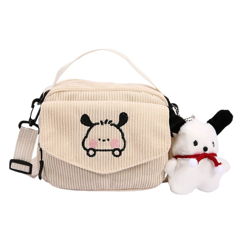 Симпатичная девушка Мори взорвалась маленькая сумка на плече вельветовая мультяшная сумка холщовая сумка Net Net Red New