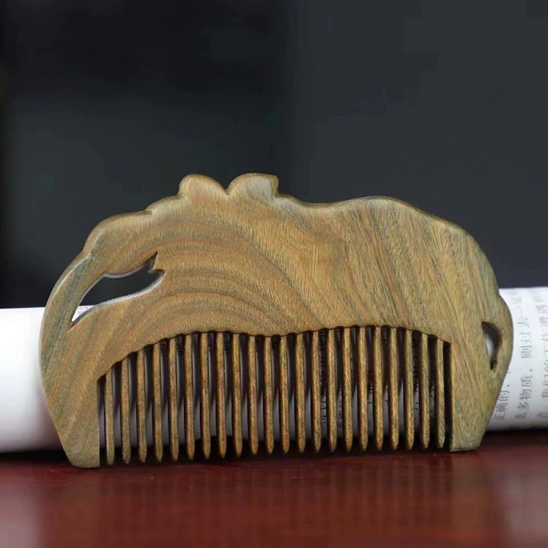 Органическая щетка, медицинский массажер для кожи головы, sandalwood