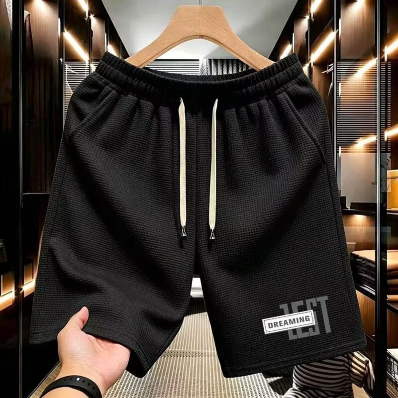Men's Loose Summer Sports Shorts, Student Style, Hong Kong Fashion, Casual Large Size 5-Point Shorts for Men Men's Loose Summer Sports Shorts, Student Style, Hong Kong Fashion, Casual Large Size 5-Point Shorts for Men