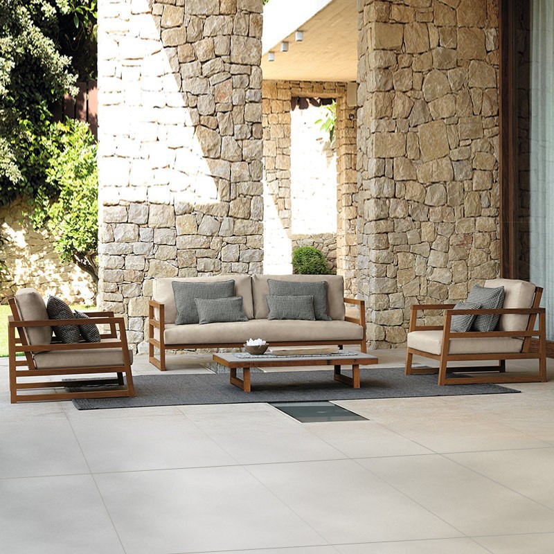 Sofá de aluminio para exteriores, muebles de ocio para balcón y patio, sala de estar en la terraza, conjunto de sillas mecedoras resistentes a la lluvia y al sol. image 16