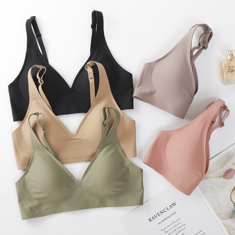 Anti-Sagging Skin-Beautifying Jelly Strip Seamless Underwear, Comfortable and Breathable Wire-Free Bra, Push-Up Bra for Girls Anti-Sagging Skin-Beautifying Jelly Strip Seamless Underwear, Comfortable and Breathable Wire-Free Bra, Push-Up Bra for Girls