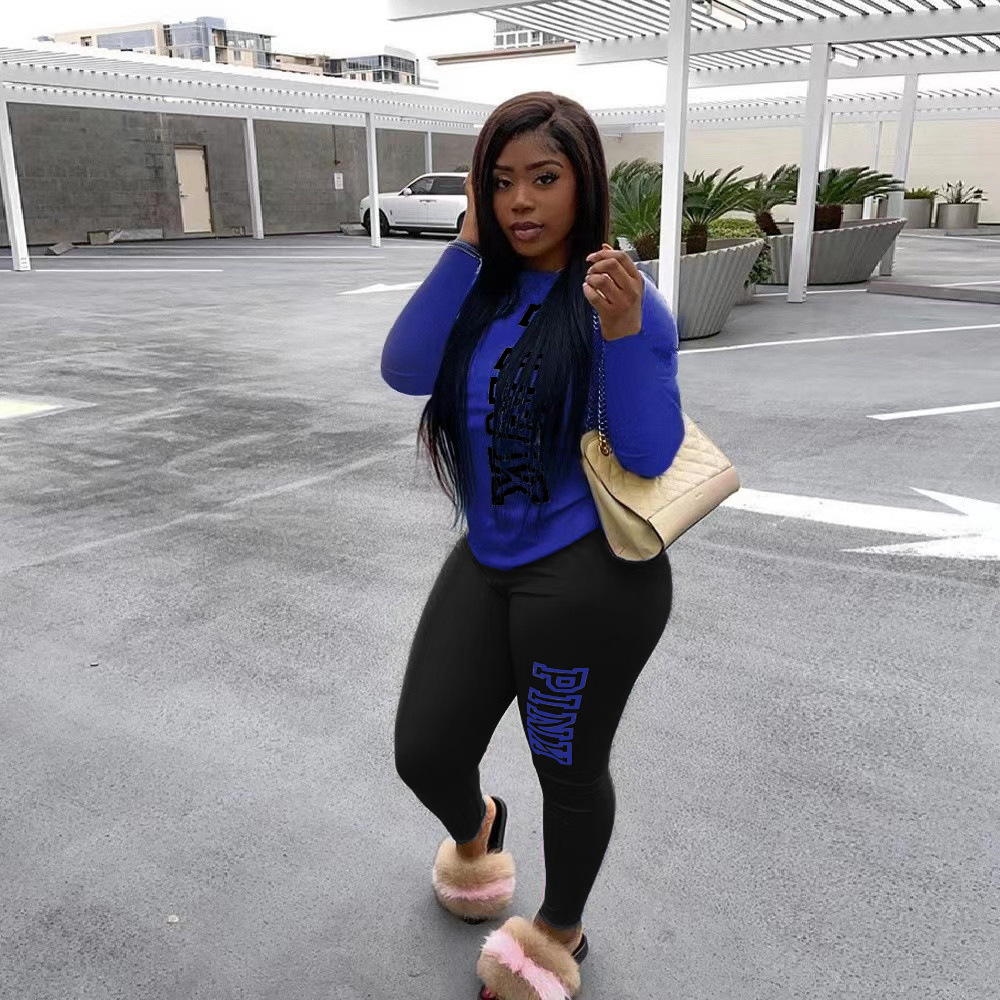 Women's fashion athleisure two-piece suit_voghion.com