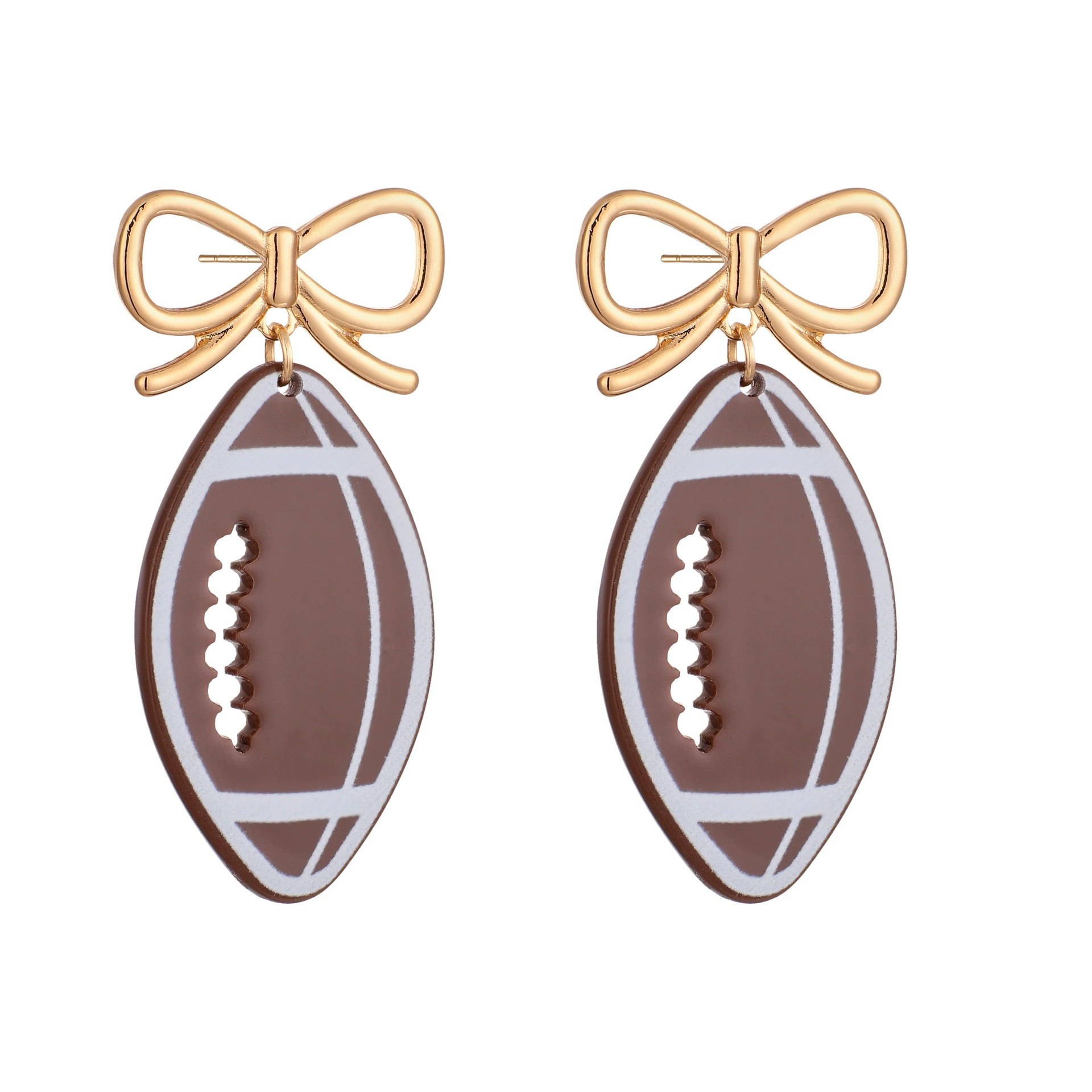 Amazon трансграничная оптовая продажа акриловых преувеличенных персонализированных праздничных сережек