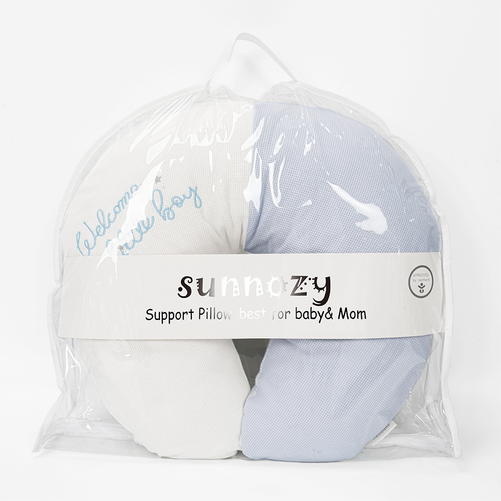 almohada de lactancia neonatal anti-vomitación de leche multifuncional para apoyar la cintura, artefacto mágico para bebés que aprenden a sentarse almohada embarazada