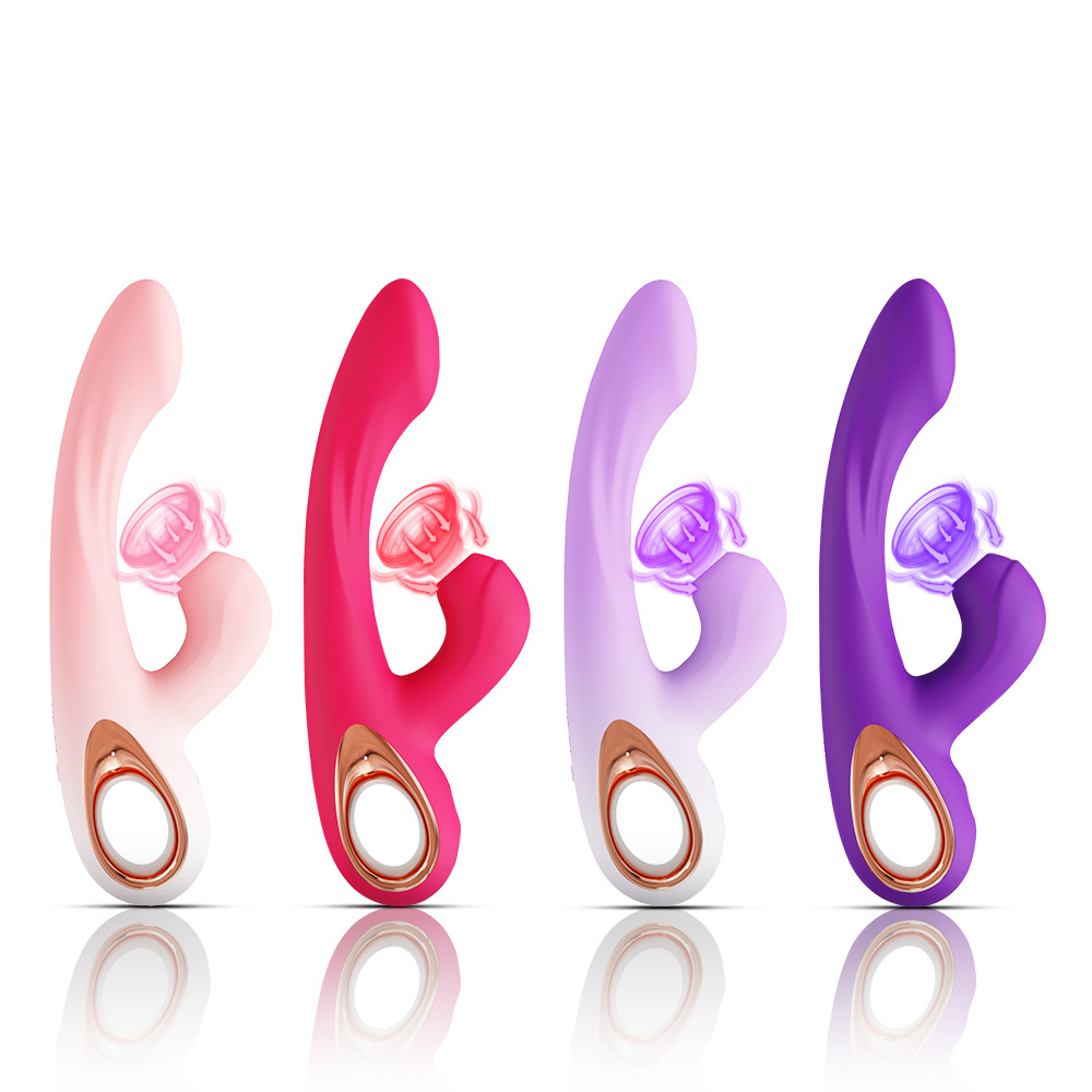 Baby Sucking Rabbit Vibrator For Women Dual Shock Clitoral Stimulation Soft Strong Vibration Massager Masturbator_voghion.com