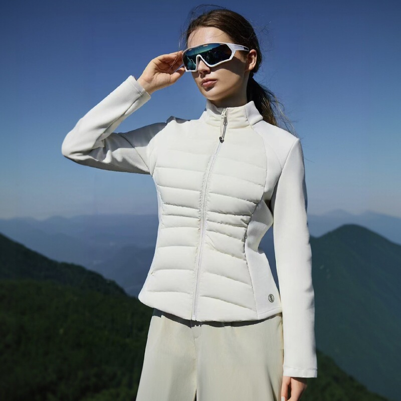 Lightweight Stand-Collar down Jacket, Outdoor Three-Proof Slim-Fit down Coat, Warm Sports Skiing down Liner for Women Lightweight Stand-Collar down Jacket, Outdoor Three-Proof Slim-Fit down Coat, Warm Sports Skiing down Liner for Women