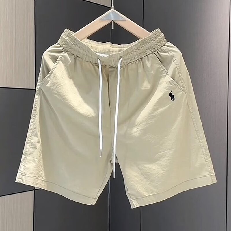 American Casual Shorts for Men 2025 New Summer Trendy Brand Loose Casual Versatile Straight Sports Pants for Men