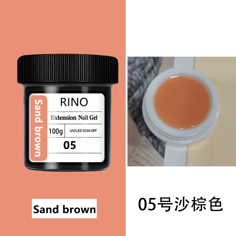 무통 20색 네일 연장 젤 05호 100g